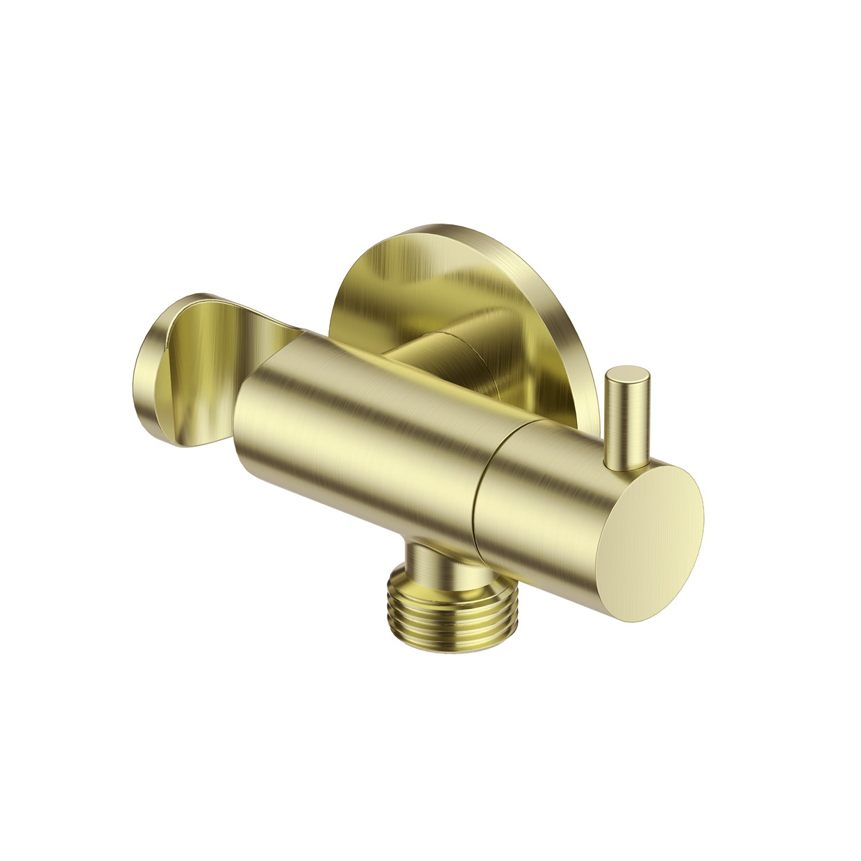 לחיצה להגדלת תמונה נקודת מים משולבת מתלה למזלף זהב מט